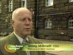 Georg Milbradt Ministerpräsident Sachsens mdr/Sachsenspiegel