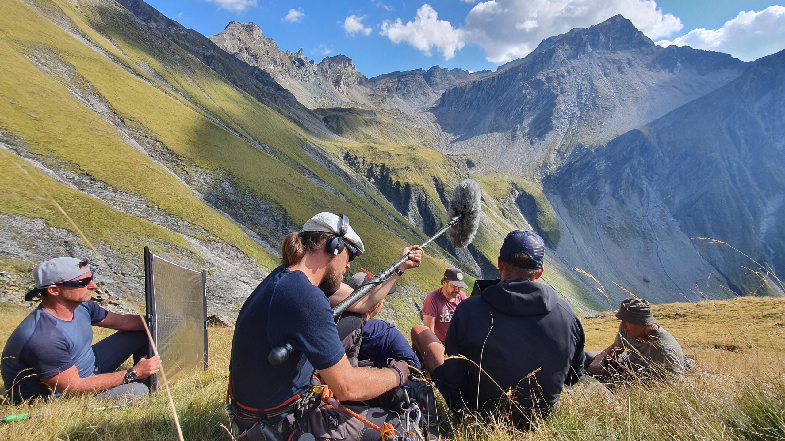 Arte 360° Reportage Schweizer Alpen Tonassistent Enno Winde